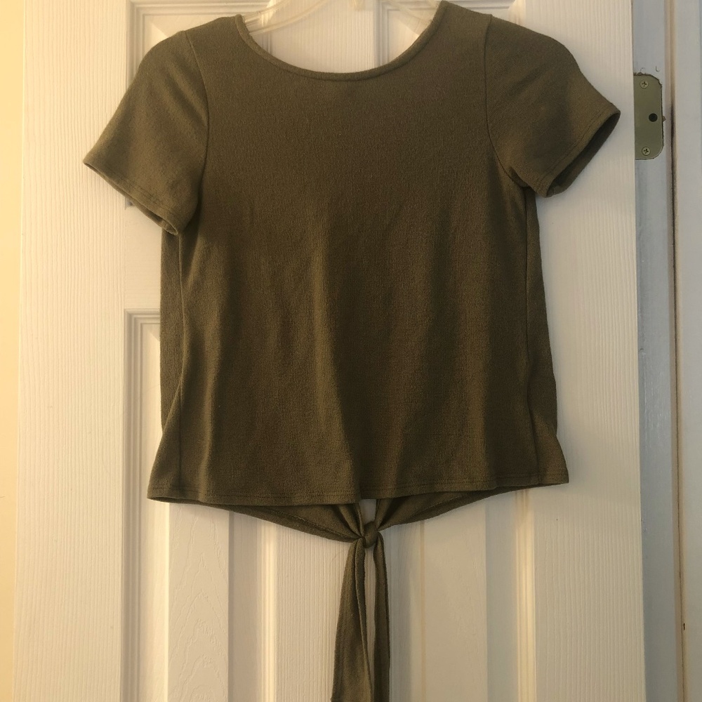 Olive green sweater